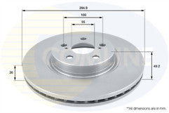 FOR TOYOTA AVENSIS TR TOURER BRAKE DISC BRAKE FRONT BRAKE DISC & PADS 