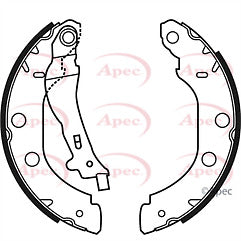 FOR RENAULT KANGOO NISSAN KUBISTAR REAR BRAKE SHOES 228MM 