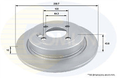 BMW MINI 1 MINI COOPER R50 2 REAR BRAKE DISC REAR BRAKE PADS REAR