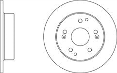 FOR HONDA CIVIC TYPE R EP3 REAR BRAKE DISCS & BRAKE PADS NEW 