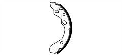 FOR MAZDA 323 323F ASTINA MX-3 REAR BRAKE SHOE SET 