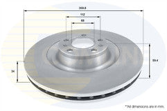 VW PHAETON AUDI A8 S8 4.2 BRAKE DISC FRONT DIMPLED GROOVED BRAKE DISCS 360MM 