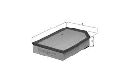 FOR VOLVO XC90 2.4 2.5 2.9 2002-2015 MAHLE AIR FILTER 