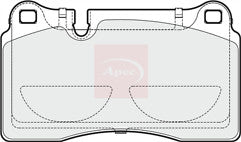 PORSCHE CAYENNE VW TOUAREG Q7 BRAKE PAD FRONT BRAKE PADS * SENSORS pad1891