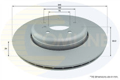 FOR BMW 645 E63 E64 DRILLED BRAKE DISC REAR  BRAND NEW BOXED 