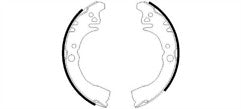 FORDAIHATSU CUORE HIJET NAKED  SIRION STORIA YRV REAR BRAKE SHOE SET