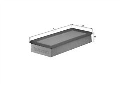 FOR VOLVO 440 460 480 1.6 1.7 1.8 2.0 MAHLE AIR FILTER 