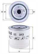 FOR VOLVO 440 460 S40 V40 1.9 MAHLE OIL FILTER