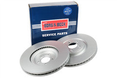 FOR JAGUAR XJL 3.0D PORTFORLIO LWB CROSS DRILLED GROOVED BRAKE DISC WITH PADS FR