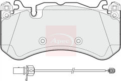 FOR AUDI RS6 C6 C7 RS7 FRONT PREMIUM APEC BRAKE PADS SET 4F0698151H BRAND NEW