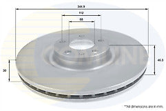 AUDI S4 4.2 QUATTRO AVANT B7 2004-2007 CROSS DRILLED FRONT BRAKE DISCS BRAKE PAD