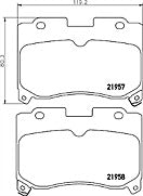 FOR TOYOTA CELICA 2.0 GT FOUR ST205 MINTEX FRONT BRAKE PADS SET 