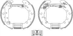 FOR FORD FIESTA 1.4 ZETEC TDCi REAR BRAKE SHOES WITH  ADJUSTER FITTING KIT