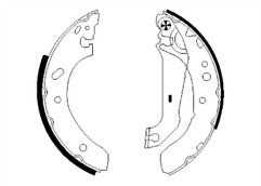 REAR BRAKE SHOE SET FITS FORD ESCORT COURIER 1996-03 96AB2200AA