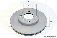 FOR HONDA JAZZ LOGO FIT FRONT DRILLED GROOVED BRAKE DISCS