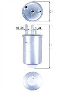SSANGYONG REXTON 2.7TD  XDI DIESEL FUEL FILTER ORIGINAL MAHLE 