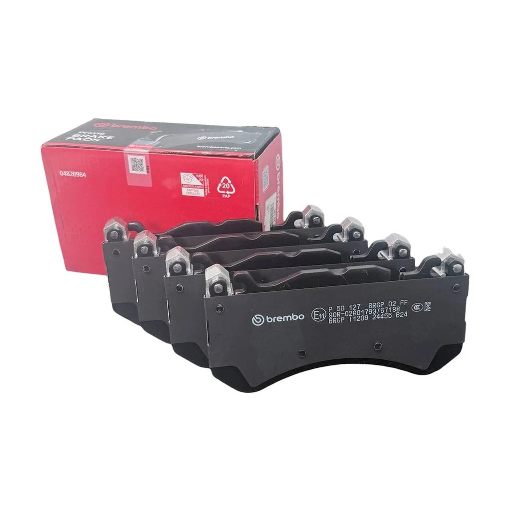 FOR MERCEDES C63 & E63S AMG FRONT 2 PIECE FLOATING BREMBO BRAKE DISCS PADS 390mm