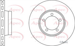 LDV CONVOY LD400 2.4 2.5TD FRONT VENTED BRAKE DISC FRONT BRAKE PAD NON ABS MODEL