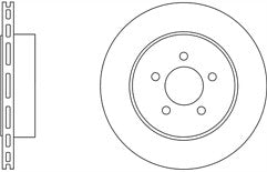 FOR CHRYSLER 300C 3.0 3.5 REAR BRAKE DISC VENTED REAR BRAKE DISC 320MM