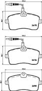 PEUGEOT 407 1.6 1.8 2.0 HDi 110 135 2004-2010 BRAKE PADS FRONT REAR MINTEX
