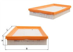 FOR FORD FIESTA 1.6 MK6 FORD FUSION MAHLE AIR FILTER 