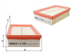 FOR NISSAN QASHQAI QASHQAI +2 X-RAIL RENAULT KOLEOS MAHLE AIR FILTER