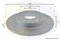 FOR ASTRA G ZAFIRA GSI TURBO DRILLED GROOVED REAR BRAKE DISCS PAIR