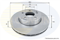 FOR C200 C220 C230 CDi W205 BRAKE DISC CROSS DRILLED MINTEX PAD FRONT REAR