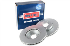 FOCUS 1.0Ecoboost ST- LINE 2017-18 BRAKE DISC CROSS DRILLED GROOVED MINTEX PAD