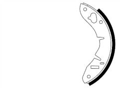 REAR BRAKE SHOES SET FITS CLASSIC MORRIS MINI ROVER AUSTIN METRO TURBO 178MM