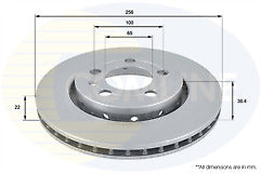 A3 TT S3 GOLF MK4 V5 V6 5 4MOTION REAR DRILLED GROOVED VENTED BRAKE DISC 256MM 