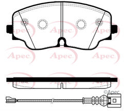 VW GOLF R TSI 4MOTION DSG (MK8 (CD1))  FRONT BRAKE PAD SET