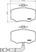 FOR JAGUAR XJ6 2.9 3.6 JAGUAR/DIAMLER SOVREIGN 2.9 3.6i FRONT BRAKE PAD SET