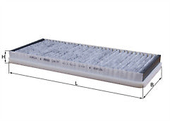 MAHLE CABIN POLLEN FILTER FORD COURIER FIESTA MK3 MK5 MAZA 121 