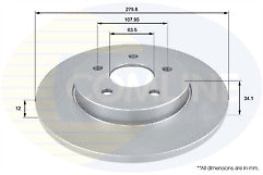 FOR FORD MONDEO MK3 ESTATE 2001-2007 REAR  BRAKE DISCS & REAR BRAKE PADS REAR 
