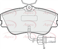 VOLKSWAGEN CARAVELLE MULTIVAN TRANSPORTER  T4 FRONT BRAKE PAD SET