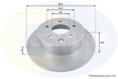 FOR NISSAN QASHQAI REAR SOLID BRAKE DISC TO VENTED BRAKE DISC CONVERSION SET
