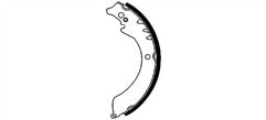 FOR DAIHATSU ROCKY FOURTRAK SPORTRACK 1.6 2.0 2.2 2.8TD  REAR BRAKE SHOES SET