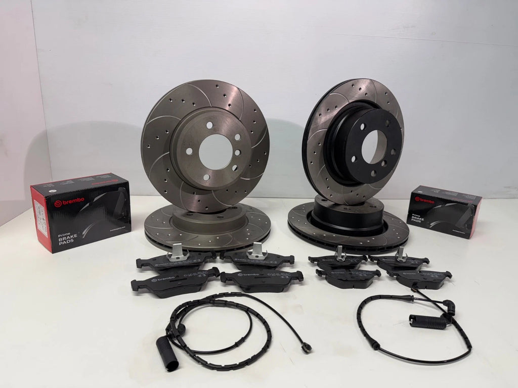 BMW Z4 3.0 E85 BRAKE DISC FRONT REAR BRAKE DISC DRILLED GROOVED BREMBO BRAKE PAD