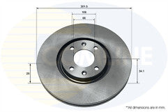 FIT FOR PEUGEOT 307 CC 136BHP FRONT BRAKE DISC FRONT BRAKE PADS 302MM