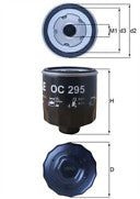 FOR AUDI A2 SEAT ALTEA SKODA FABIA VW GOLF MK4 MAHLE OIL FILTER