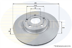 FOR AVENSIS 2.2D4D 03-05 FRONT BRAKE DISCS & PADS