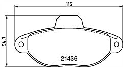 FORD  KA 1.3 DRILLED GROOVED BRAKE DISC MINTEX PADS 2008 on 