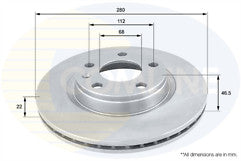 AUDI A4 VW PASSAT 1997-2000 FRONT BRAKE DISC BRAKE PAD MODELS WITH 280MM DISC