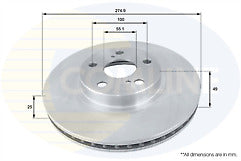 FOR CELICA 1.8VVTI 190 1999-06 BRAKE DISC DRILLED GROOVED MINTEX PADS FR RR