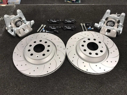 VW GOLF TSi GTD TD R MK5 MK6 R32 PERFORMANCE REAR BRAKE DISC VENTED CONVERSION KIT 310mm DISC