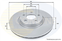 FORD FOCUS C-MAX BRAKE DISC PADS FRONT BRAKE DISCS & PADS 300mm DIAMETER
