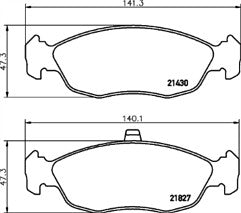 FOR PEUGEOT 106 CITROEN SAXO VTR VTS FRONT MINTEX BRAKE DISC + PADS 247MM