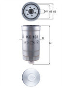 FOR ALFA ROMEO 156 FIAT BRAVA BRAVO MAREA RENAULT CLIO MAHLE FUEL FILTER 