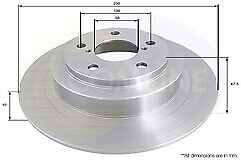 FOR SUBARU LEGACY OUTBACK REAR BRAKE DISC REAR BRAKE PADS 290MM SOLID DISCS
